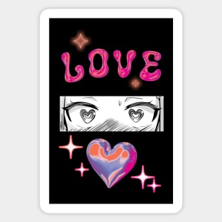 Love manga girl Y2K Sticker